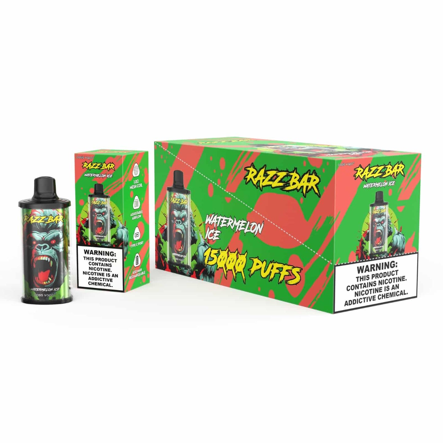 Kit jetable Razz Bar 15K 15000 Puffs