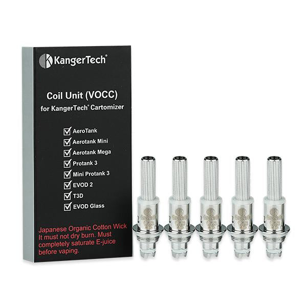 Résistance de remplacement VOCC-T KangerTech 5PCS-PACK