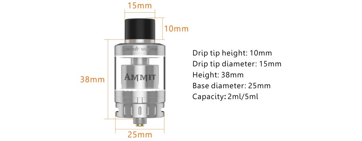 Atomiseur Tank Ammit 25 RTA (2-5ML )- Geekvape