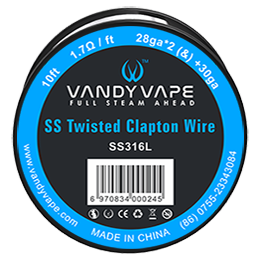 SS Twisted Clapton Wire - Vandy Vape