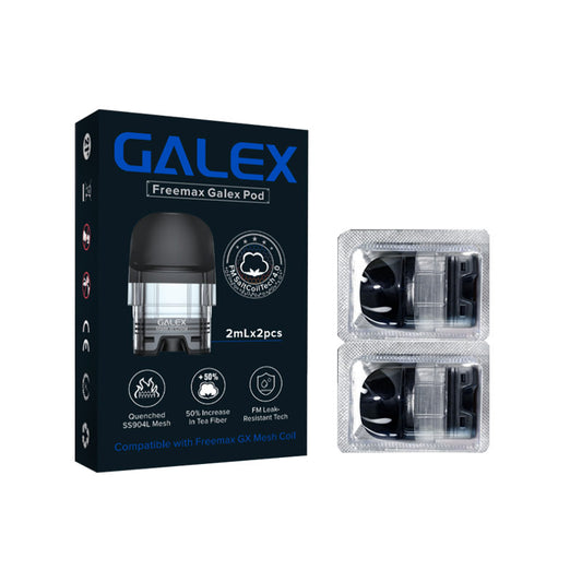 Freemax Galex cartouche de dosette vide pour Kit Galex Nano / Kit Galex / Kit Galex Pro 2 ml 2 pièces/paquet