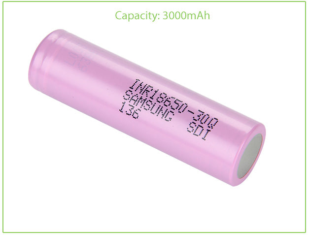 SAMSUNG INR18650-30Q Batterie Li-ion à forte consommation 15A 3000mAh