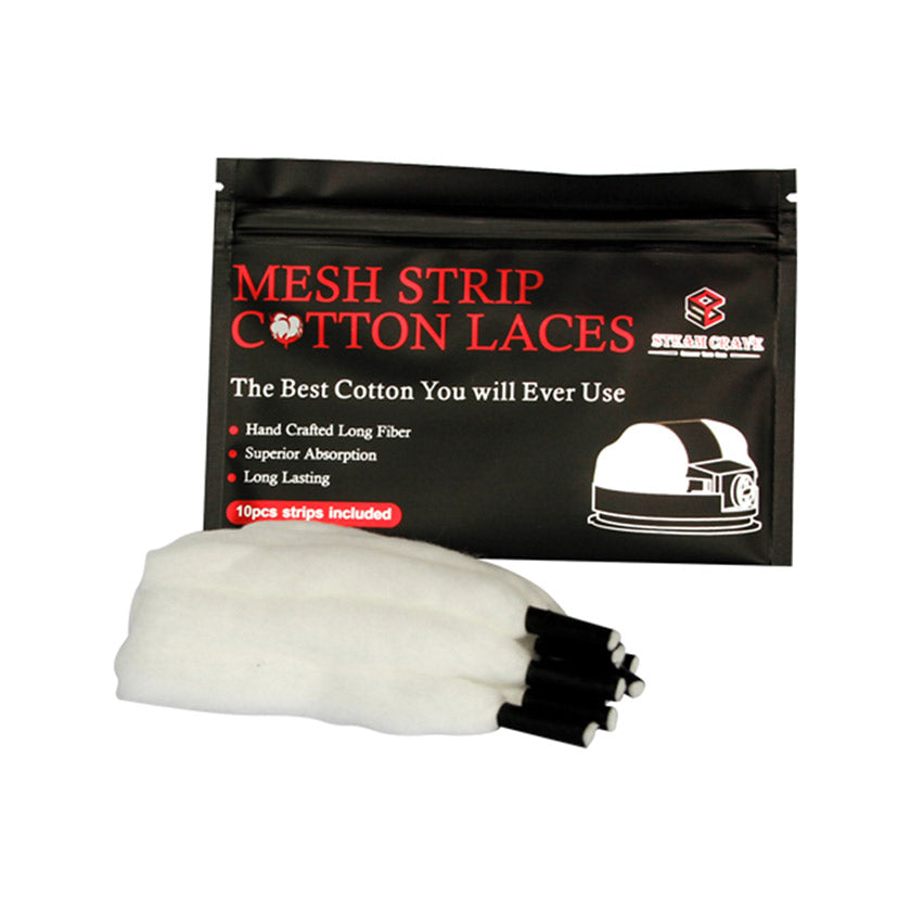 Steam Crave Mesh Strip Cotton Pour Aromamizer Plus V2 RDTA, Supreme V3 (10pcs / pack)