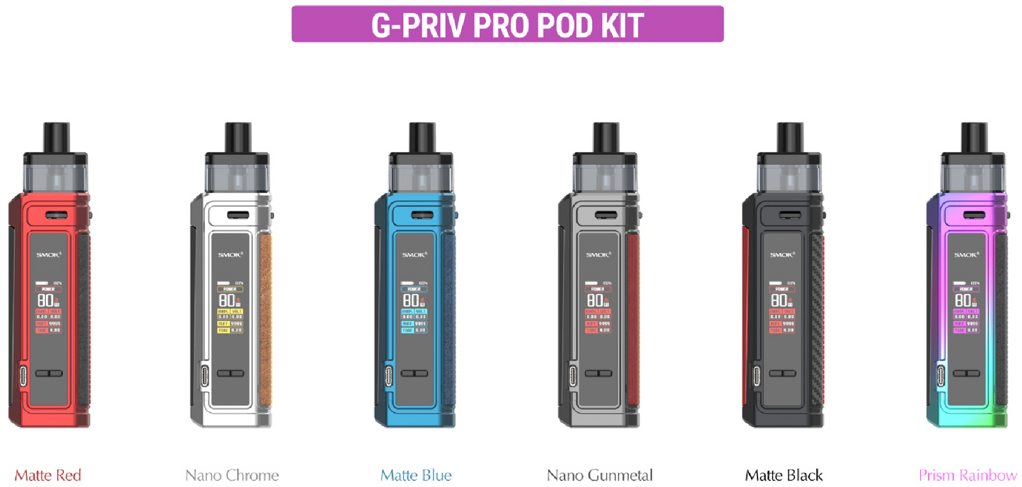 Kit SMOK G-Priv Pro 80W Pod 5ml