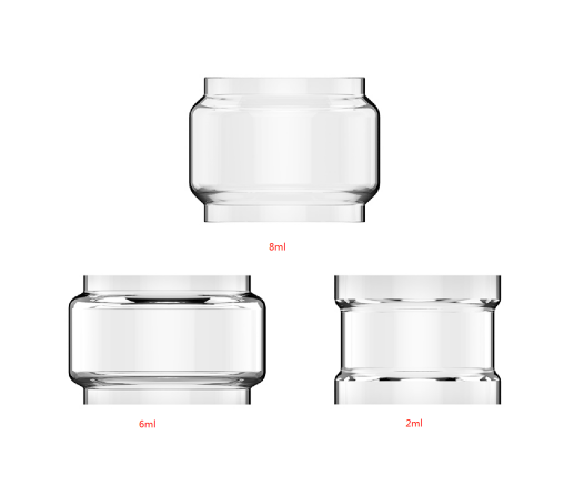 Tube en verre Valyrian II Pro 2 ml/6 ml/8 ml Uwell