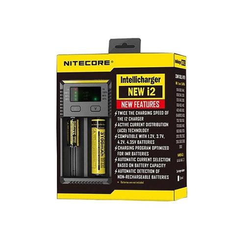 Chargeur New i2 Intellicharger EU-US TC MOD Batterie - Nitecore