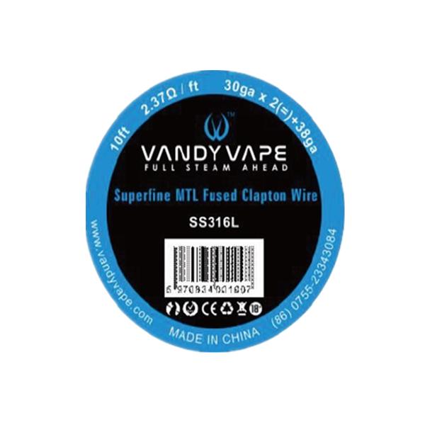 Superfine MTL Fused Clapton NI80 - Vandy Vape