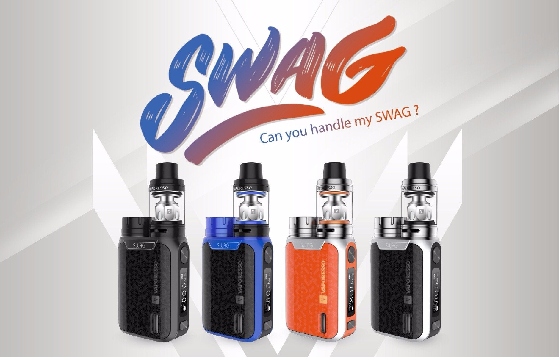 Clearance sale Vaporesso SWAG 80W Starter Kit with NRG SE Tank 3.5ML online cheap now frvapormo Clearance sale Vaporesso SWAG 80W Starter Kit with NRG SE Tank 3.5ML online cheap now frvapormo